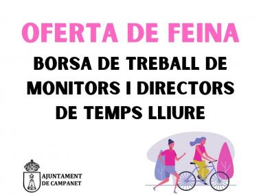 OFERTA DE FEINA 