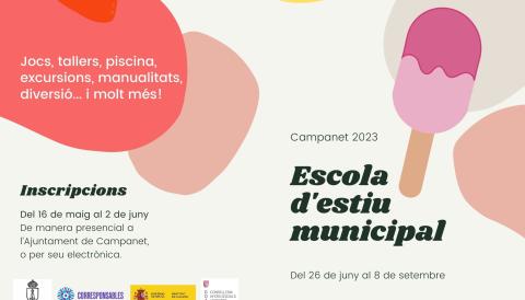 cartell escola estiu 