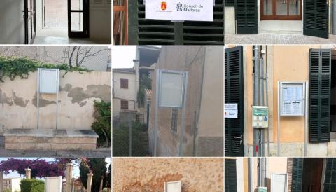 Actuacions de millora i la instal·lació de plafons informatius